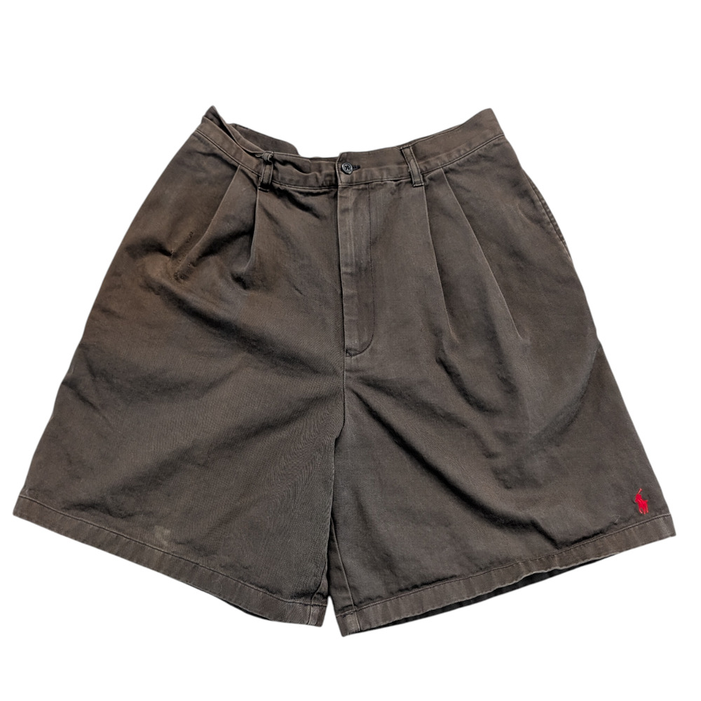 90's Womens Polo Sport High Waisted Dress Shorts